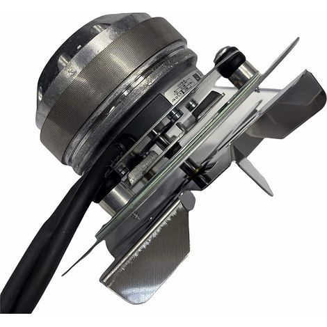 Estrattore Aspiratore Fumi per Stufe a Pellet, con Encoder EBM R2E150-AN91-13, Ventola Ø 150mm, Potenza 32W, Giri fino a 2400 RPM, Portata Massima: di 185 m3/h (1/5)
