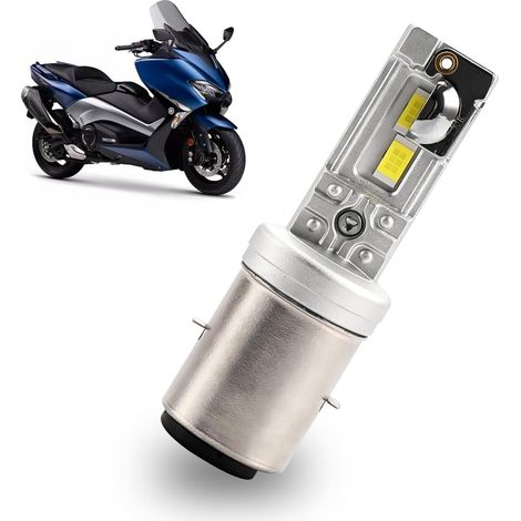 BA20D S2 Motorcycle Scooter LED Headlight Bulb 22W DC 12V 6500K (1/5)