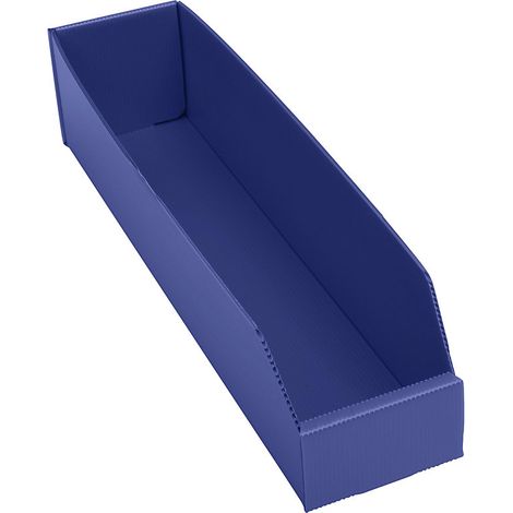 FRANKEL kaiserkraft, Bac de stockage pliant en plastique, L x l (1/3)
