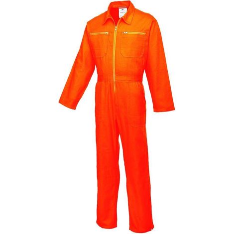 Tuta in cotone Colore: Arancione Taglia S - Portwest