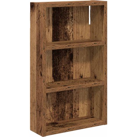 Armario de pared para baño Madera vieja 30 x 10 x 50 cm vidaXL
