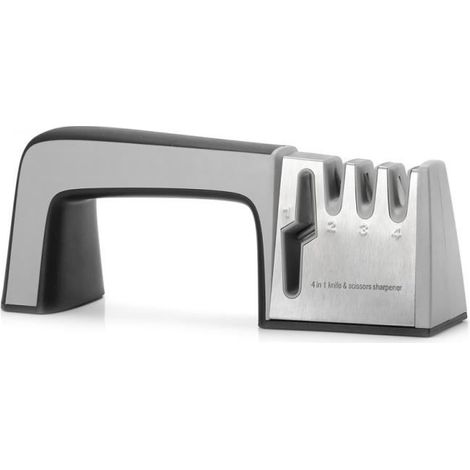 KCASA KC-KS02 4-in-1 Diamant-Messerschärfer für Küchenutensilien und Scheren, SCHWARZ (1/4)