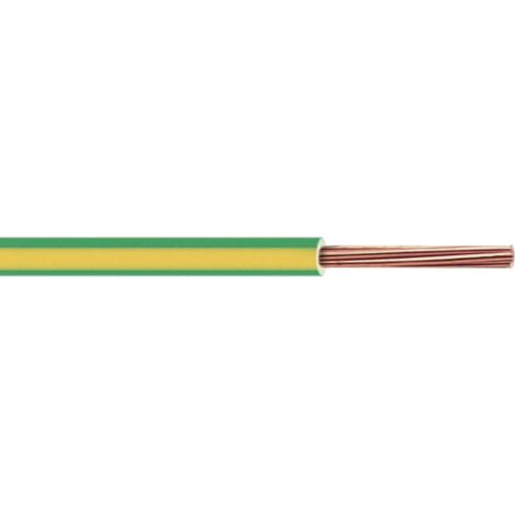 Fil H07VR 6² vert et jaune
