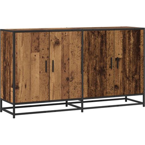 Aparador Madera envejecida 134 x 35 x 76 cm vidaXL (1/5)