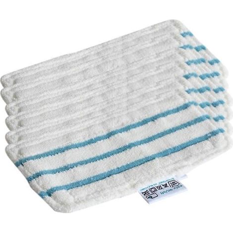 Lot de 6 lingettes lavables pour balai vapeur FSM1610 FSM1630 (1/5)