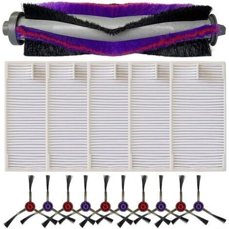 FOREHILL Kit de brosse latérale pour aspirateur Midea M9 Performance de nettoyage optimale, robuste et durable, facile à installer (B) (1/2)