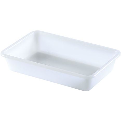 Bac Plat - 305X195XH60 mm - Blanc - Matériel CHR Pro