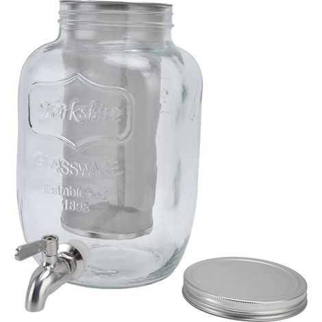 Cafetière à infusion à froid 4L avec infuseur intégré pour la maison, le restaurant et la cuisine