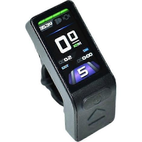 Écran TFT KT TF04 pour vélo électrique, compatible avec le protocole Kunteng KT, connecteur étanche, 24-48 V, affichage de la vitesse, du kilométrage et des données de la batterie. (1/5)