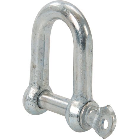 10 x D-Schäkel M12 verzinkt