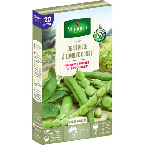 Vilmorin Fève de Séville à Longue Cosse - 20 m (1/2)