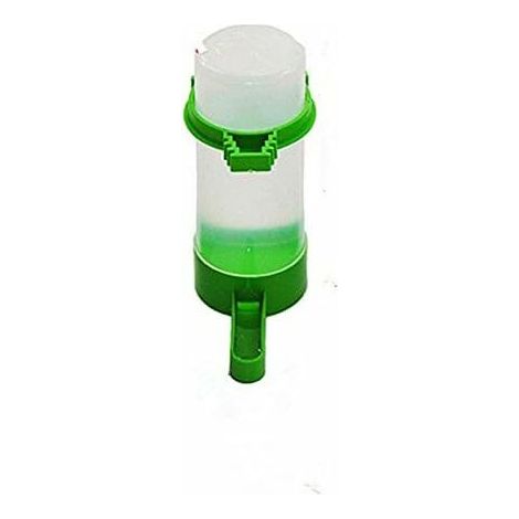 Distributeur d'eau pour cage à oiseaux - Mangeoire/distributeur d'eau automatique en plastique pour perroquets et perruches (140 ml) (1/5)