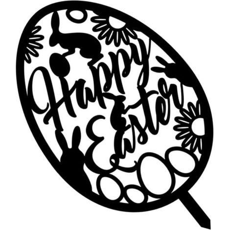 Bardusch-Insert Easter egg pendentif Collection statue architecturale clip de fixation, décoration extérieure acrylique miroir sticker (1/5)