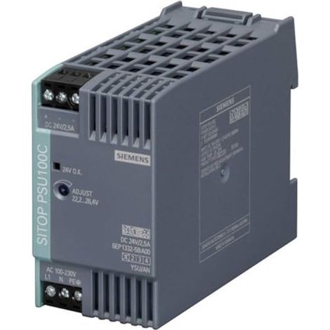 Siemens sitop power - Fuente alimentación sitop psu100c 24v/2,5a 110-300v