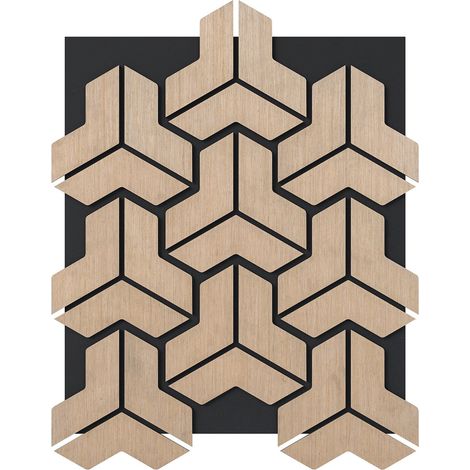 Akustikwandpaneele, 4er-Pack, schallabsorbierende Holzlamellen