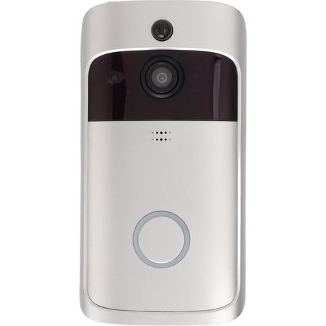 Timbre de puerta inalámbrico inteligente Eosnow con WiFi, visión nocturna infrarroja y detección de movimiento bidireccional para la seguridad del hogar. (1/3)