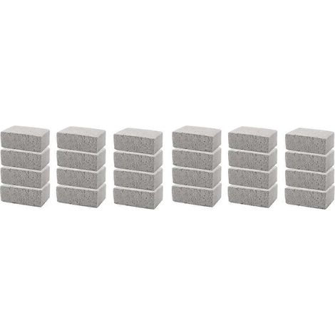 Set aus 24 Grillreinigungssteinen, Bürsten und Bimssteinen zur Reinigung von Grillrosten. (1/5)