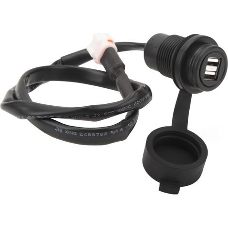 Dual-USB-Ladegerät für Motorräder, Zigarettenanzünder-Adapter mit Schnellladeanschlüssen, kompatibel mit Yamaha MT-07 MT-09 (2018-2020), Umrüstsatz für elektrisches Fahren, 2 Ausgänge (1/5)