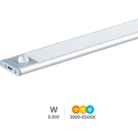 Éclairage d'armoire LED Tibuka avec capteur de mouvement et de crépuscule 0,8 W 3000 - 4000 - 6500 K (1/5)