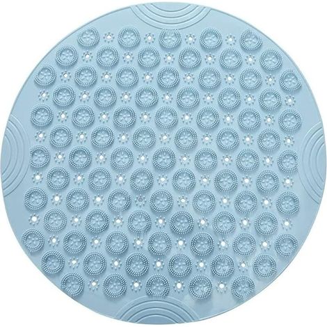 tapis de bain de massage rond, tapis de douche antidérapant, tapis de bain antibactérien, tapis de bain pour machine, anti-moisissure (1/5)