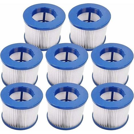 Lot de 8 Cartouches Filtre Spa Infinite a Visser,Filtre 75 x 100 mm,Filtre Spa pour Lumix Vissable,Filtre pour Spa FL31220 8pcs (1/5)