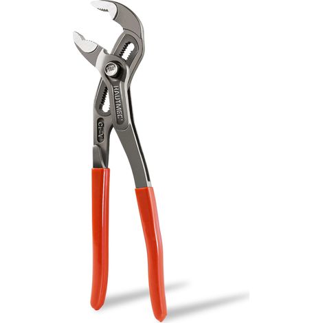 Pince de pompe à eau de 180 mm, pince à joint à rainure et languette à réglage rapide, mâchoire en V avec poignées confortables, construction en acier CRV antirouille pour plomberie (1/5)