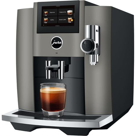 Jura 15482 S8 Macchina da caffe' Automatica 1.9 L 15 bar 1450 W 27 Specialita' Display Touch 4.3'' Wi-Fi Sweet Foam colore Nero (1/4)