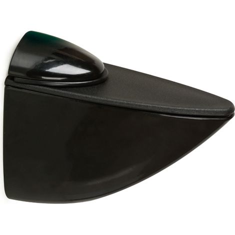 Soporte Regulable para Baldas de Cristal y Madera Fabricado en Zamak Acabado en Negro Para Baldas con Espesores de 3-40 mm Medidas 3988105 mm Sistema de Fijación 1 Unidad - (1/2)