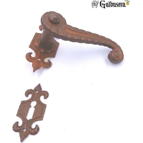 MANIGLIA 901 ROSETTA BOCCHETTA PATENT ANTICHIZZATO RUGGINE