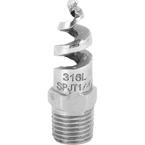 Spiraldüse SPJT 316L Edelstahl Außengewinde Verstopfungsfreies Bewässerungszubehör (G1/4 D