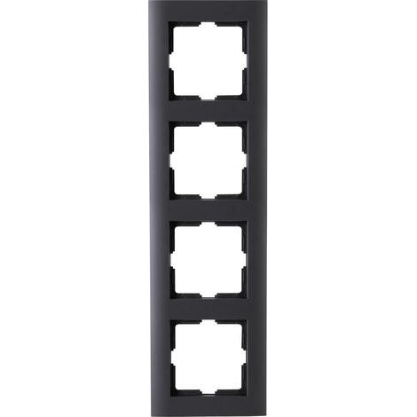Prise de courant x4 ATHENIS Kopp ATHENIS 402815062 Cache anthracite 1 pc(s) (1/2)
