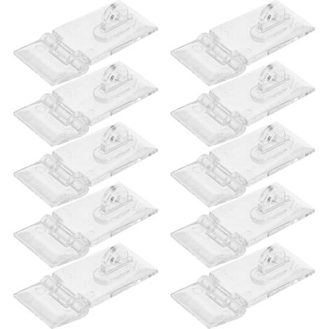 Serrure en acrylique transparent pour boîte à bijoux, sans (1/5)