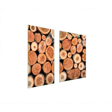 GLASSCHUTZPLATTE 75x52 HOLZ (1/5)