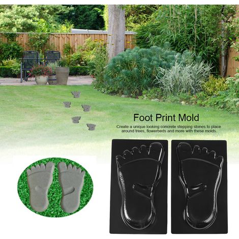 Moule à empreintes de pas pour pavés en béton et allées de jardin