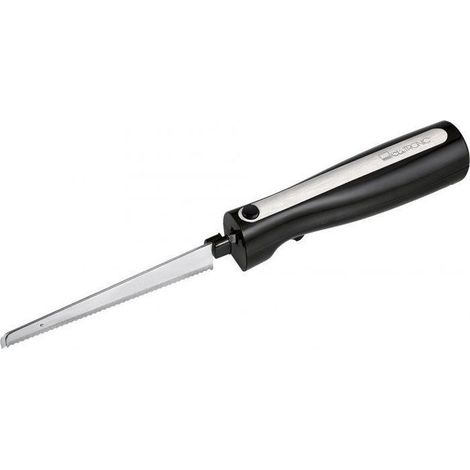 Clatronic EM 3702 Coltello Elettrico 120W Lame Acciaio Inox Lavabili in Lavastoviglie colore Nero (1/2)