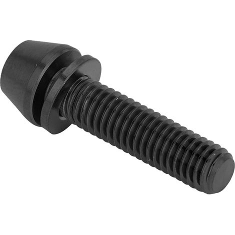 Vis à tête conique 8 mm avec rondelle pour VTT, noire, M5x20 (1/5)