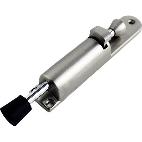 Arret de Porte Caoutchouc Souple Résistant en Support de Porte en Alliage de Zinc Butoir de Porte Commande au Pied avec Des Accessoires de Vis (1/5)