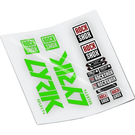 Pegatinas para tenedores, apariencia personalizable, alta durabilidad, verde fluorescente. (1/2)