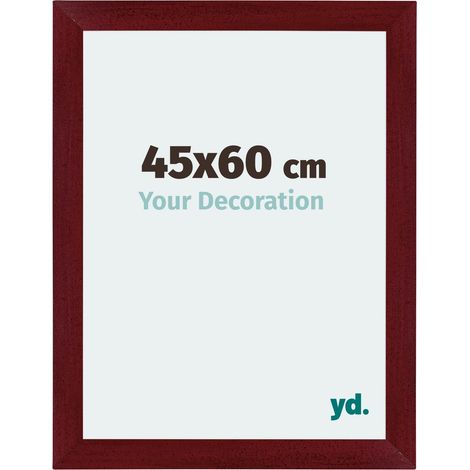 Cadre Puzzle 45x60 cm - Vin Rouge Patiné - MDF - Mura. (1/5)