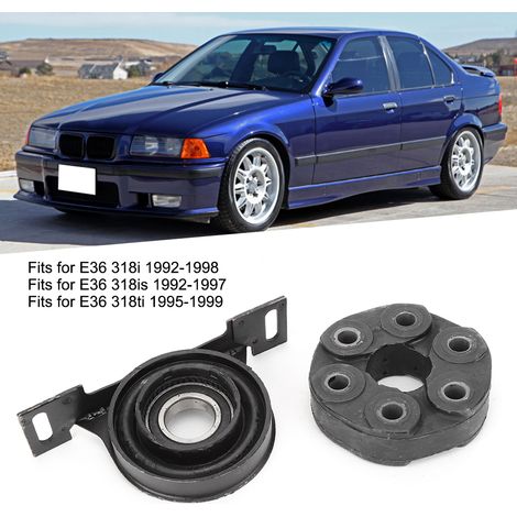 Joint universel d'arbre de transmission + support de roulement pour BMW E36 E39 318i 323i 525i M3 Z3 (kit deux pièces) (1/5)