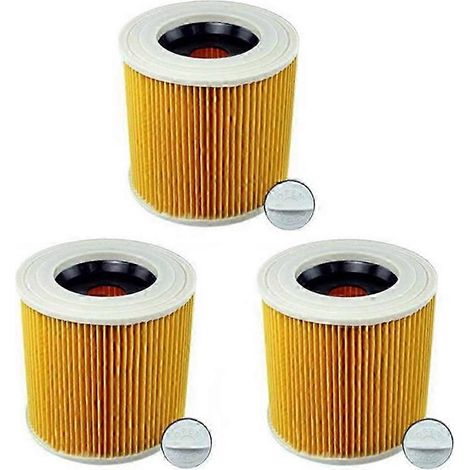 Lot de 3 filtres à cartouche pour aspirateur WD3 Premium, WD2, WD1, MV3, MV2 et WD P (1/5)