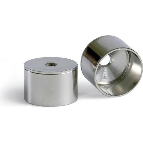 Boîte de : 10 Pcs Support Latéral Nickelé D-20Mm (1/2)