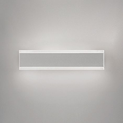 Riga Lampada da Parete e Soffitto a LED 19W 3000K IP54 in Alluminio Bianco Opaco, Design Moderno e Versatile per Illuminazione Interna ed Esterna