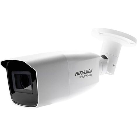 Hikvision – Caméra bullet 4 en 1 HD 1080p HWTB323Z – Objectif motorisé 2,8-13,5 mm – Angle de vue 102,4° à 31° – IP66 pour extérieur (1/5)