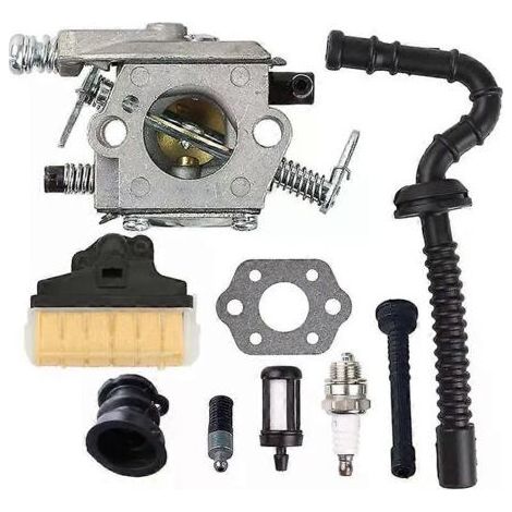Kit de réglage du filtre à air pour carburateur MS 250, compatible avec les modèles Stihl MS250, MS21, MS23, MS25, MS210 et MS230. Pièces de rechange pour tronçonneuses. (1/5)