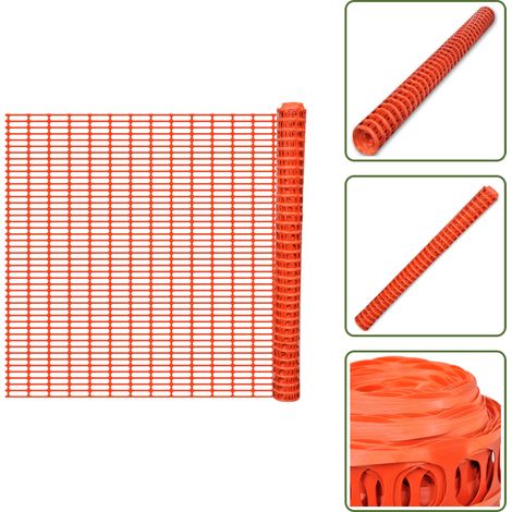 Clôture de jardin 50 m Orange - Clôture De Jardin - Clôture Temporaire - Clôture Orange - Clôture Résistante - Clôture Pliable