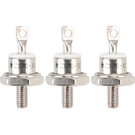 3 pièces ZX70 12 70A diode de redressement pour générateur diesel, pièce de rechange pour moteur diesel, diode négative pour groupe électrogène (1/5)