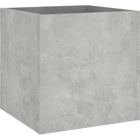 Maison Exclusive - Jardinera de madera de ingeniería gris hormigó (1/5)
