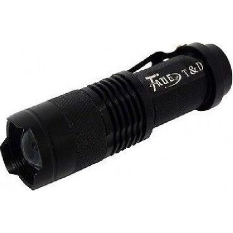 TRADE SHOP - Torcia Tattica Militare Led Xenon Batteria A Litio Ricaricabile Td-51 Taue - (1/4)
