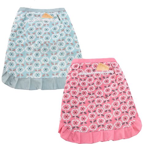 Tablier Demi-Hauteur - Toile Respirante - Pour Cuisine Maison Et Professionnelle - Avec Poche Avant - Taille Unique (1/5)